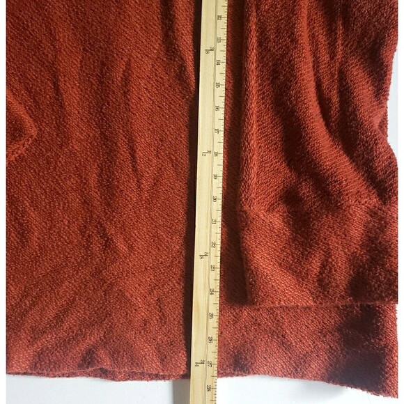 Soft Surroundings Burnt Orange Cowl Neck Pullover Sweater Oversized Women Size L - Picture 5 of 7